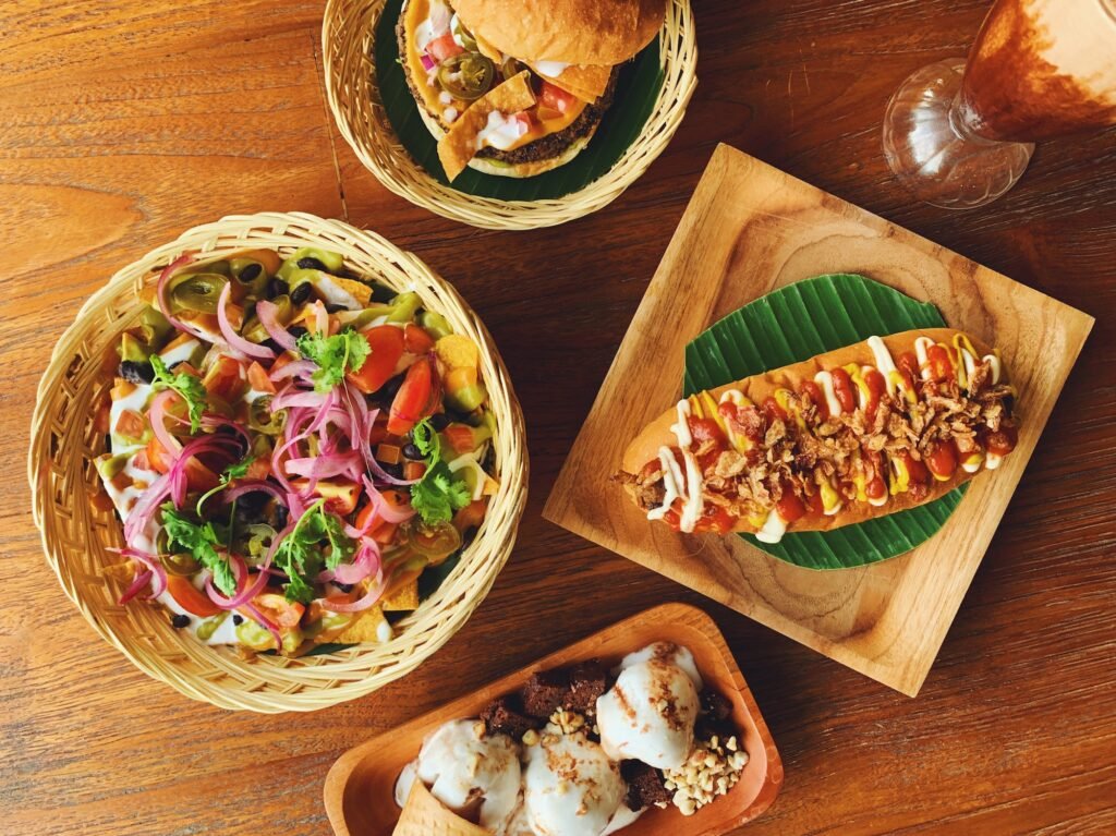 smoked vegan food