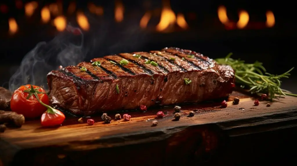 flame grilled steak