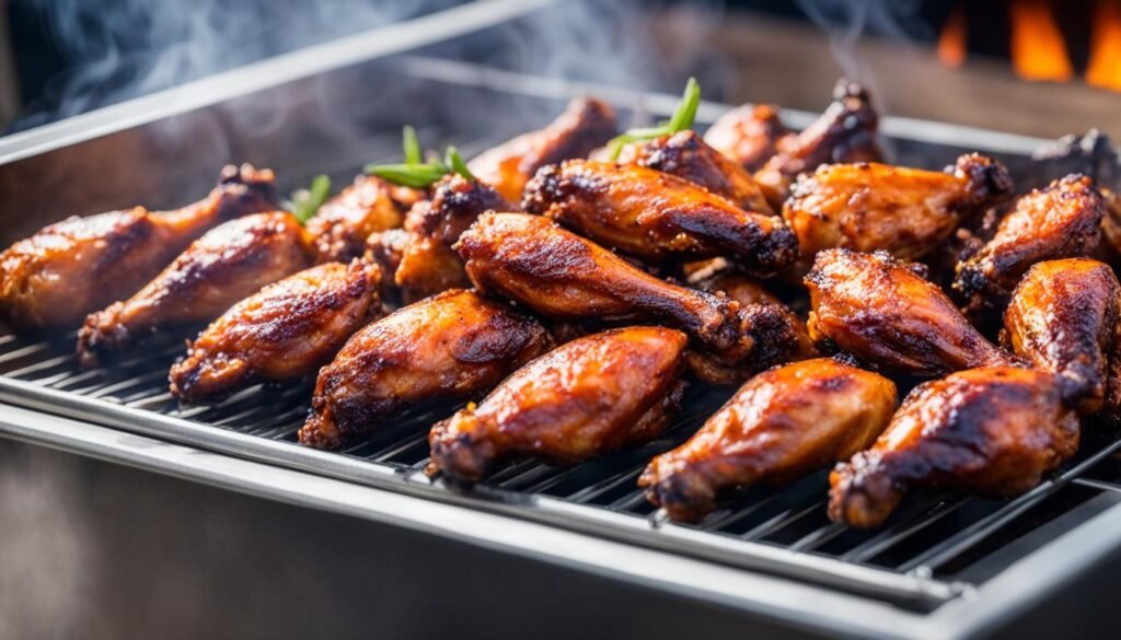 smoked chicken wings electric smoker