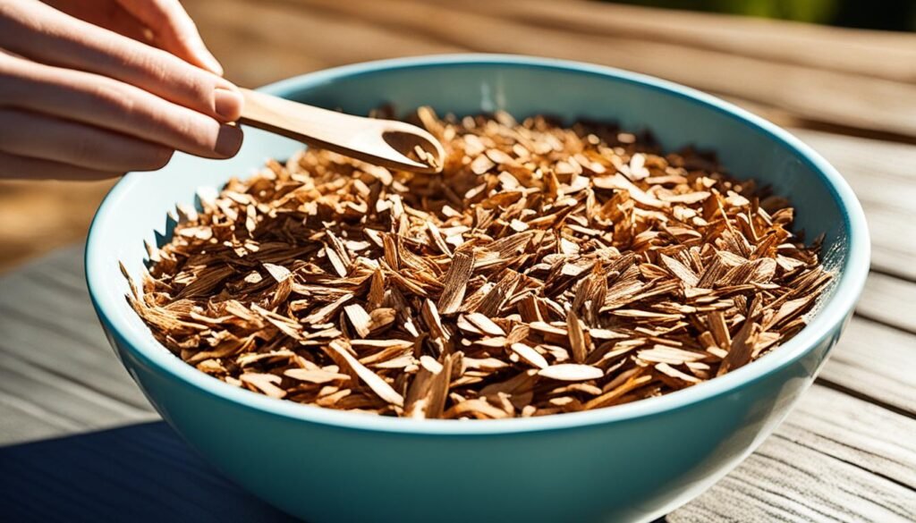 soaking wood chips for electric smoker