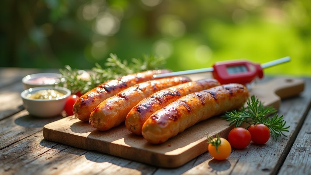 chicken sausage cooking safety