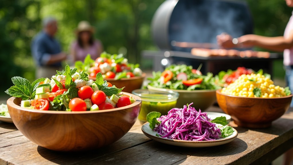 fresh salads enhance bbq