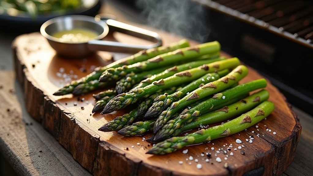 grill asparagus prep season time