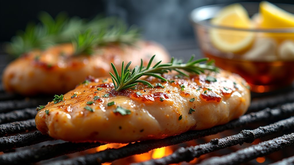 marination tenderizes and flavors