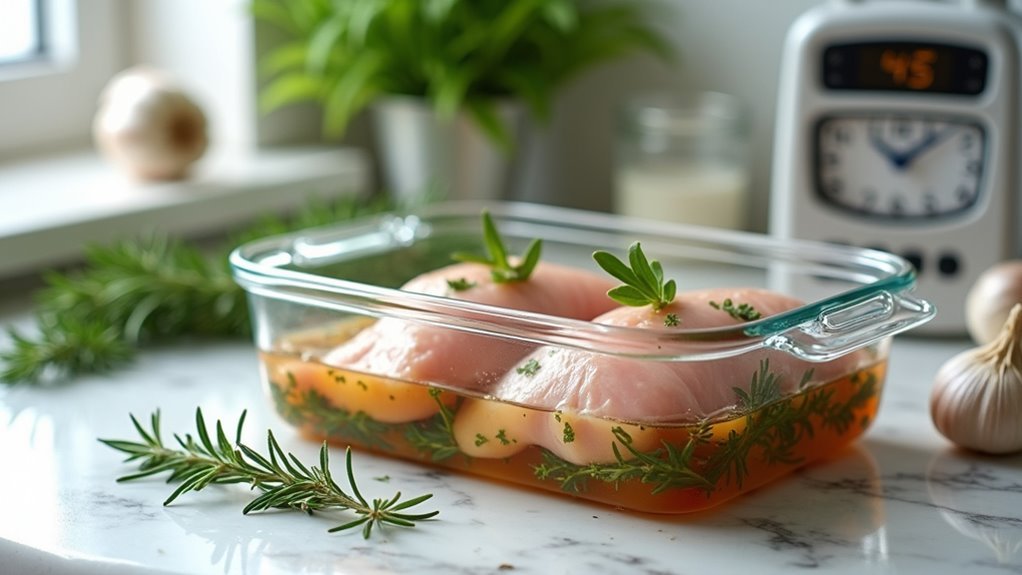 safe chicken marination practices