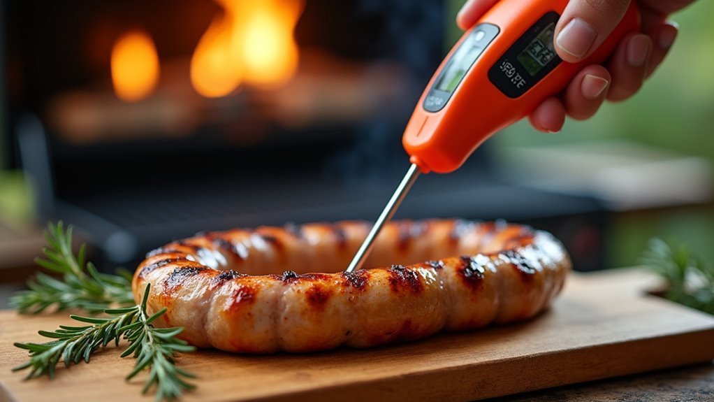 safe chicken sausage cooking