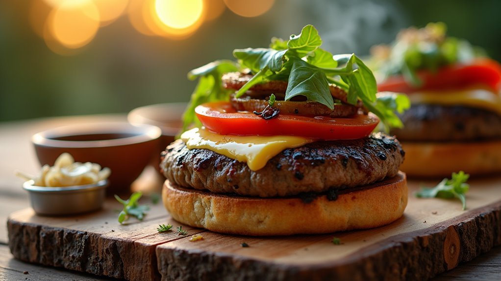 savory portobello mushroom burgers