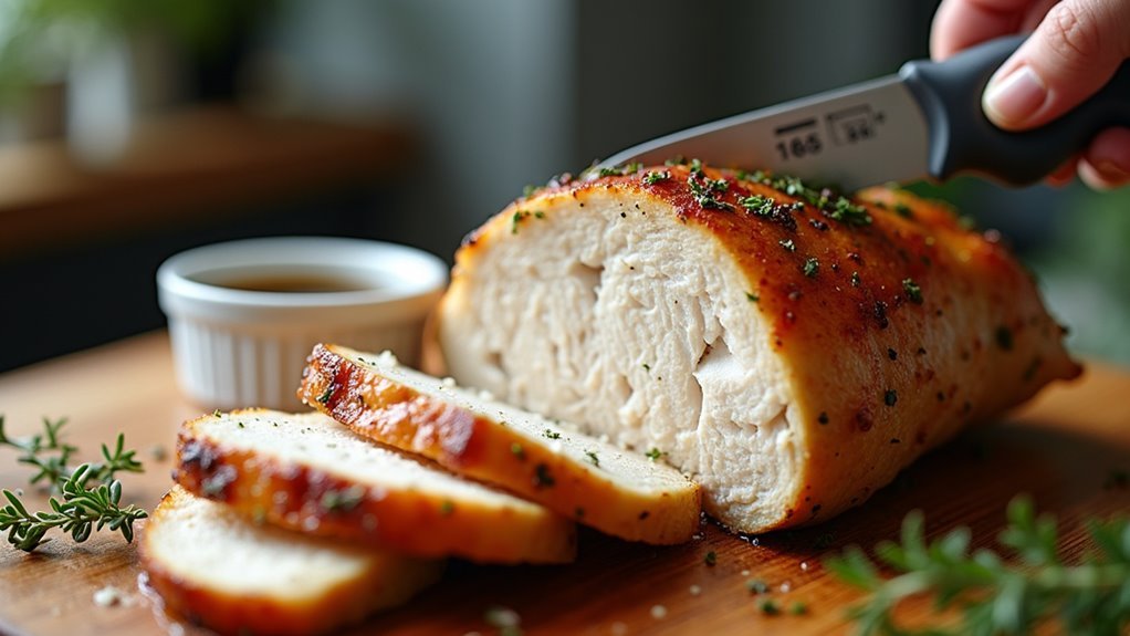 temperature determines chicken safety