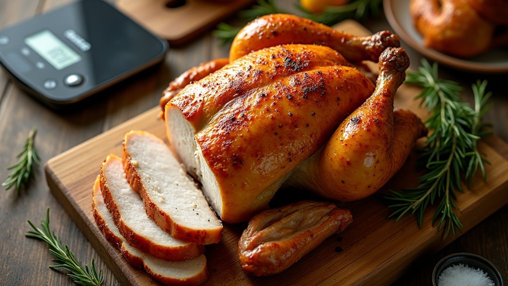 whole chicken meat yield