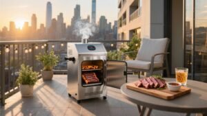 compact electric smokers for balconies