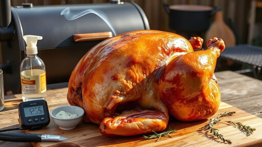 45 minutes 225 steady smoke