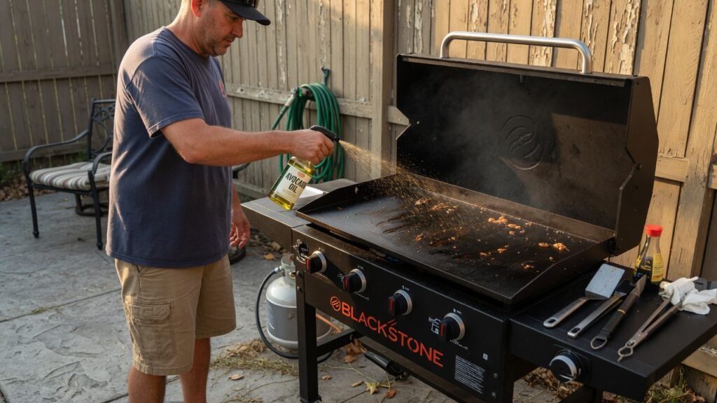 best oils for a backstone grill