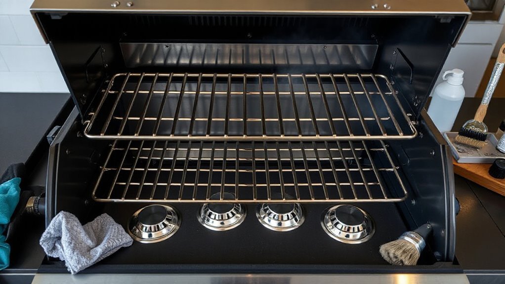 deep clean pellet grill components