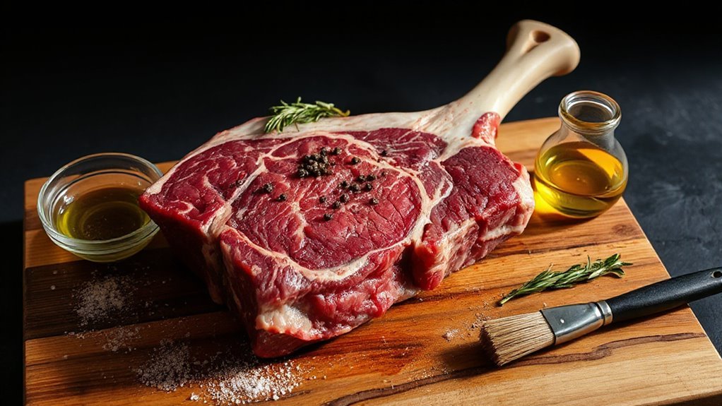 dry brine oil and spice crust