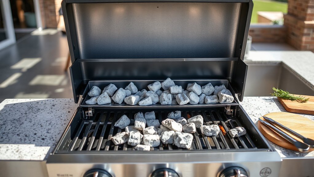 empty ash maintain grill vents daily