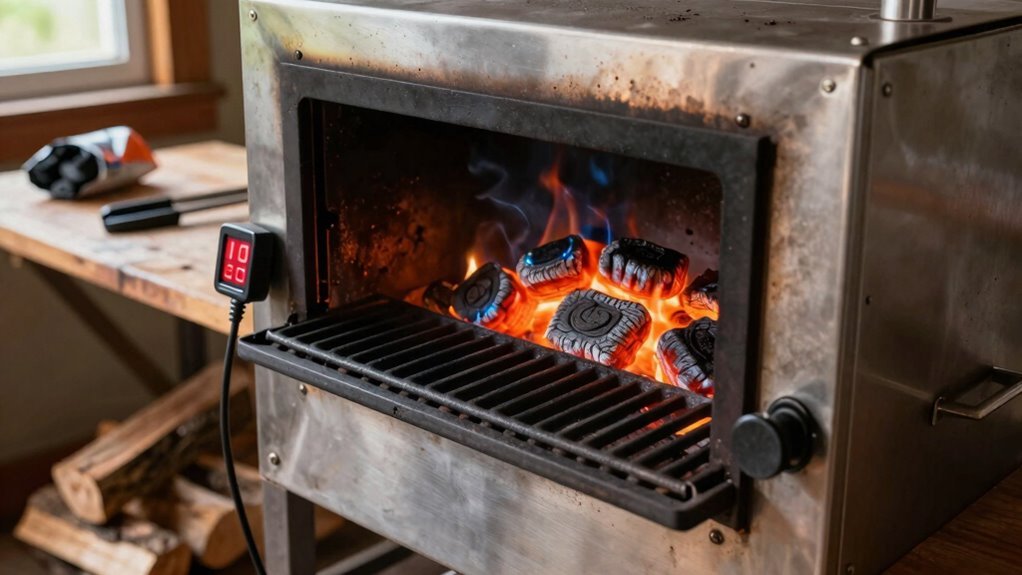 firebox size durability airflow control