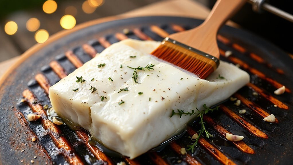 garlic thyme butter glaze gloss