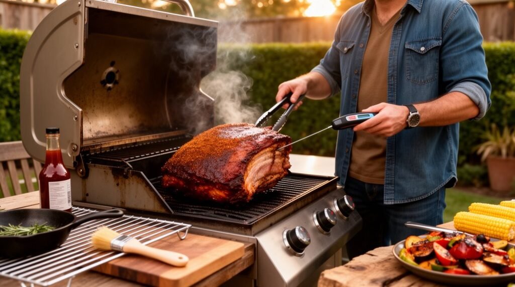 grill cooked boston butt instructions