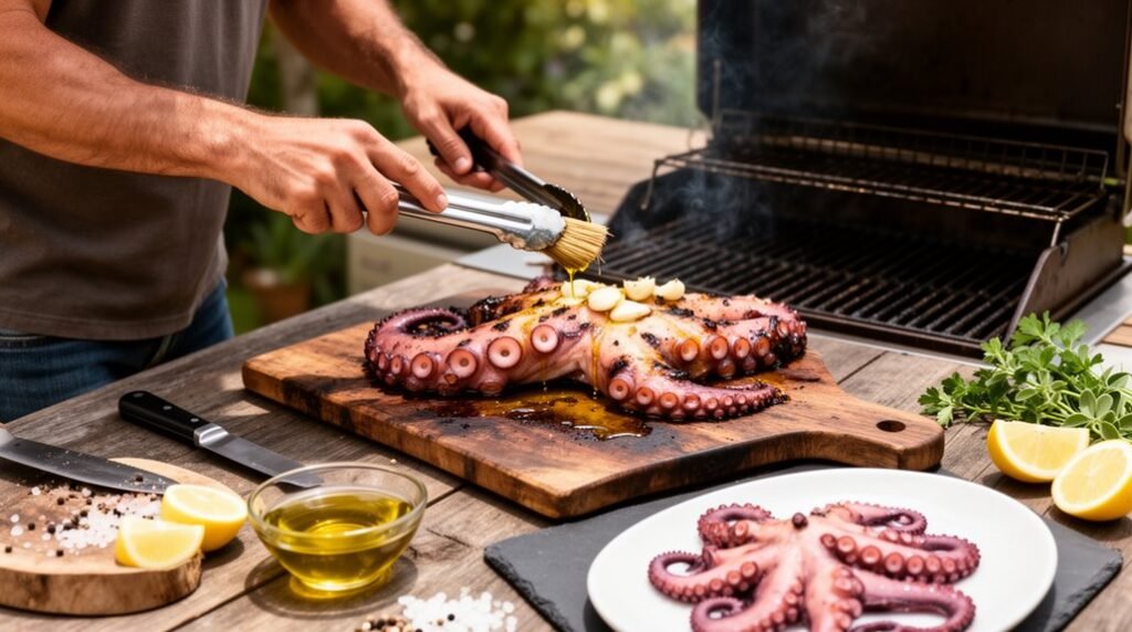 grill cooked octopus preparation guide