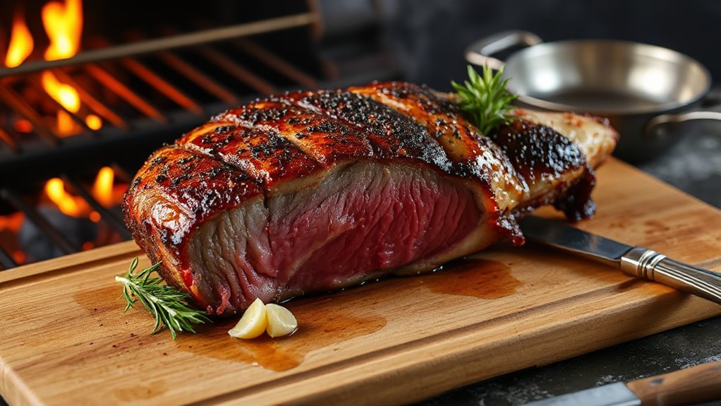 high heat sear locks crust