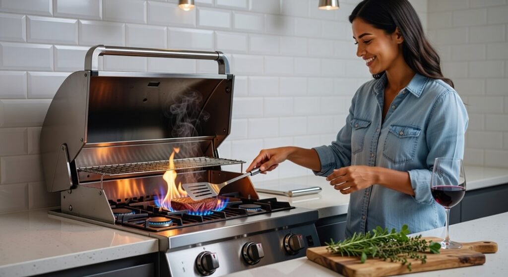indoor gas grill stoves sizzle