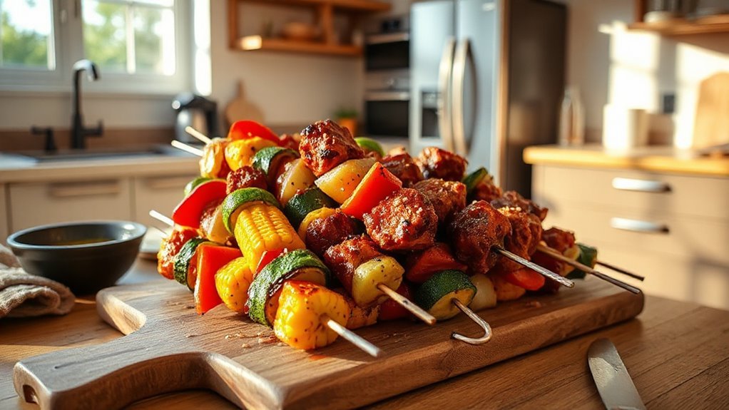 indoor kabob methods oven broiler stovetop