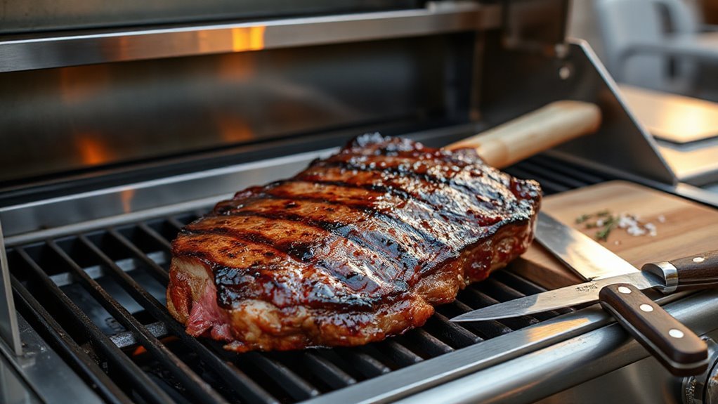 low and slow to perfect sear