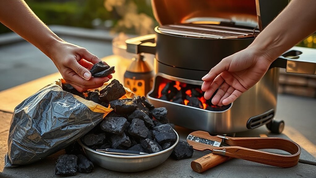 lump vs briquette chimney ignition