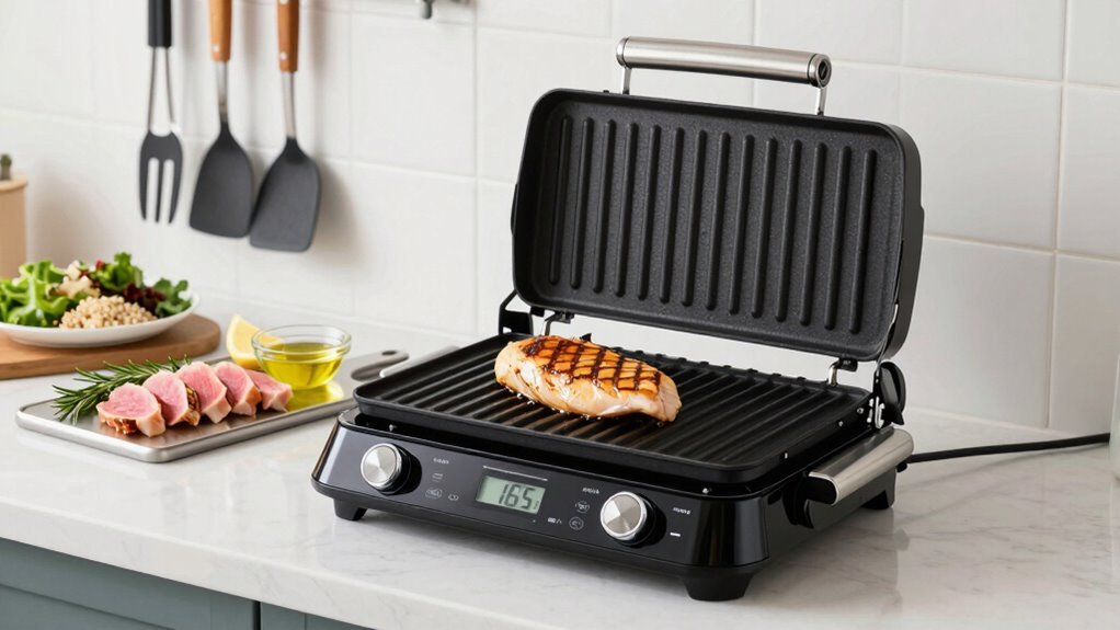 plate capacity precise heat nonstick quality fat removal efficiency