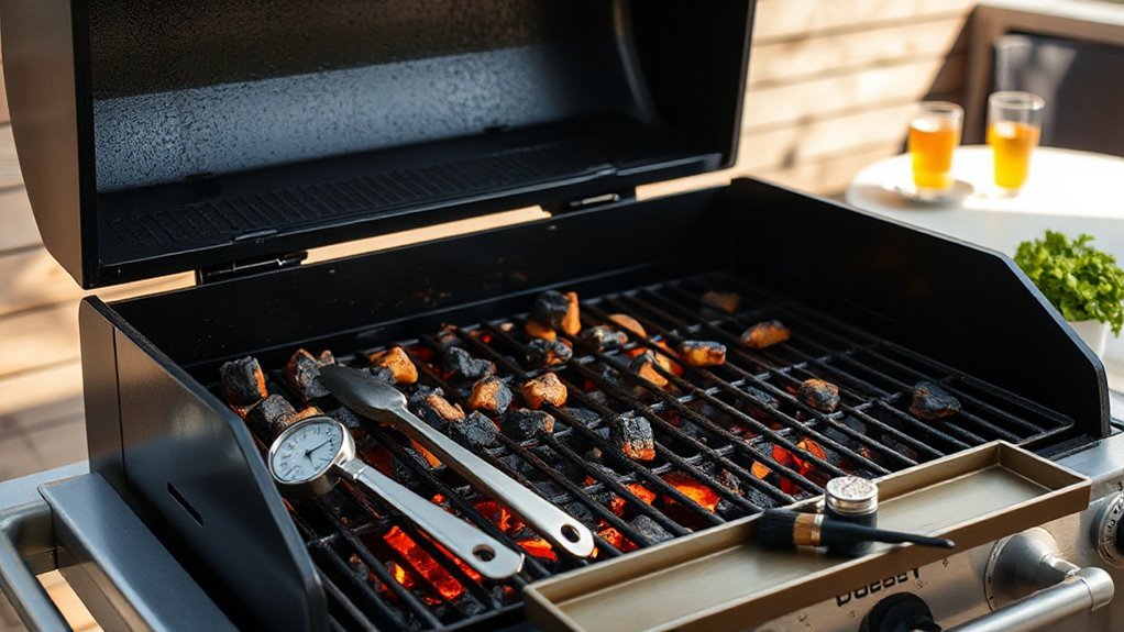 preheat oil and clean regularly