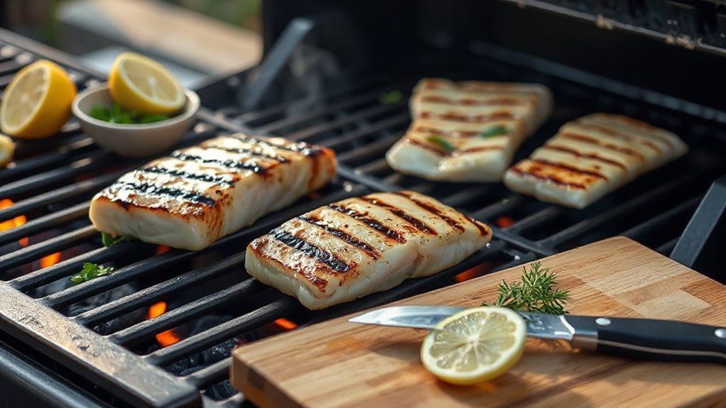 preheat oil grill temps