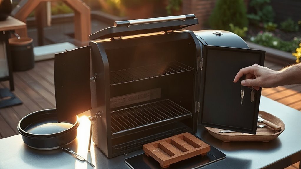 reassemble test pellet grill