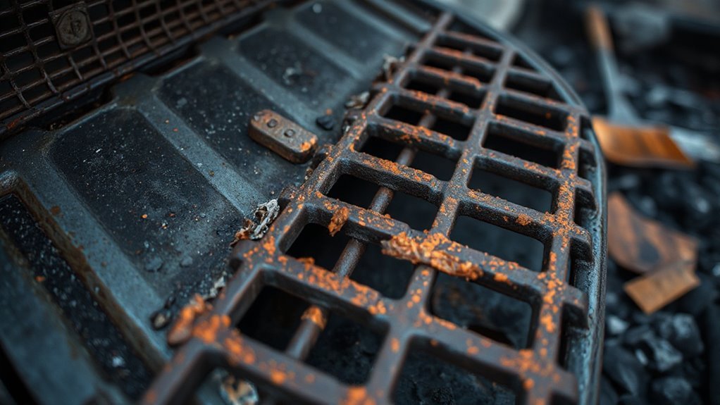 severely corroded unsafe grates replacement