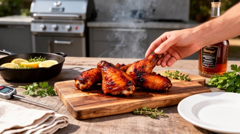 smoked turkey wings cooking instructions