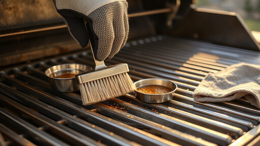 soak and scrub grill grates