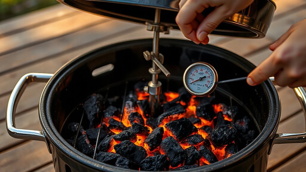 vent adjustments for precise efficient grilling