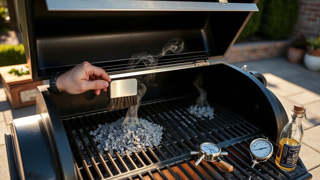 yearly pellet grill teardown and seasoning