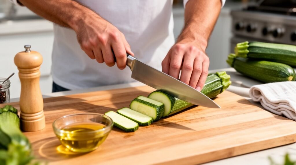 zucchini slices for grilling